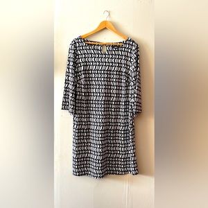 Ellos black and white dress